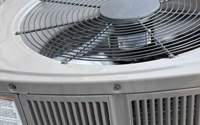 AC equipment replacement on Flagler Drive in Greenwich CT with new outdoor condenser