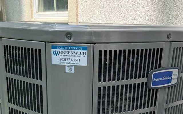 American Standard HVAC system replacement on Hillside Road in Greenwich, CT