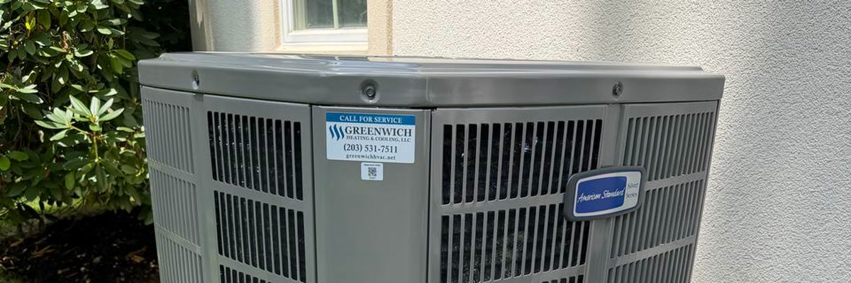 American Standard HVAC system replacement on Hillside Road in Greenwich, CT